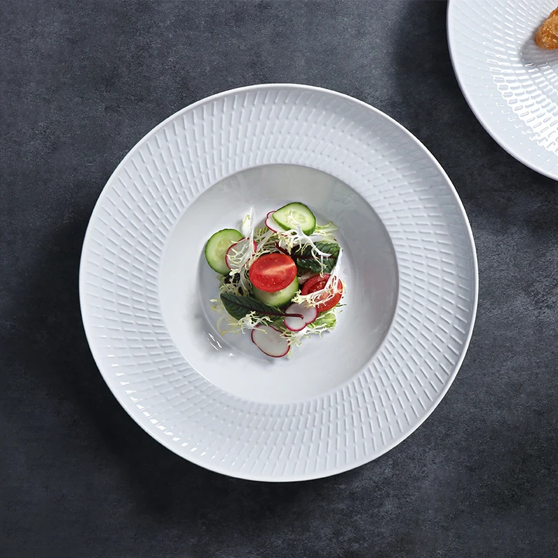 16 шт. керамические кухонные наборы тарелок, тарелка для риса, салата, лапши, миска, набор суповых тарелок, керамическая посуда, наборы столовых приборов