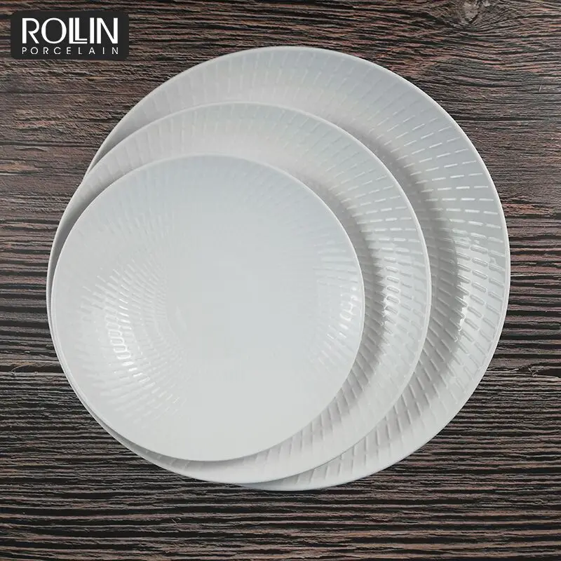 Европейские керамические тарелки, тарелки, столовая посуда, тарелка для стейка