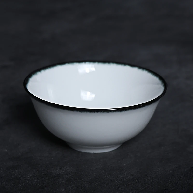 4,5-дюймовая керамическая чаша из костяного фарфора, блюдце, миски для макания, фарфоровая чаша для ресторана