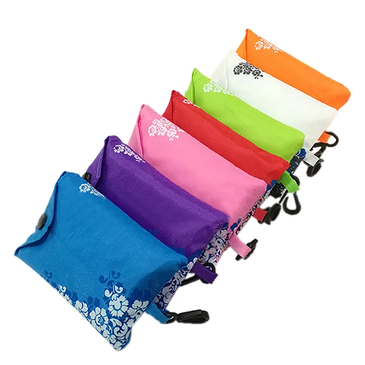 Модный дизайн на заказ, эко-рипстоп, упаковка для продуктов, складная многоразовая сумка для покупок из нейлоновой ткани с логотипом