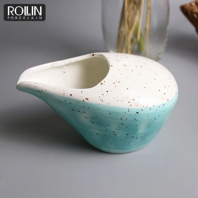 Керамический соусник Chaozhou, изготовленная на заказ ресторанная посуда, фарфоровый соусник