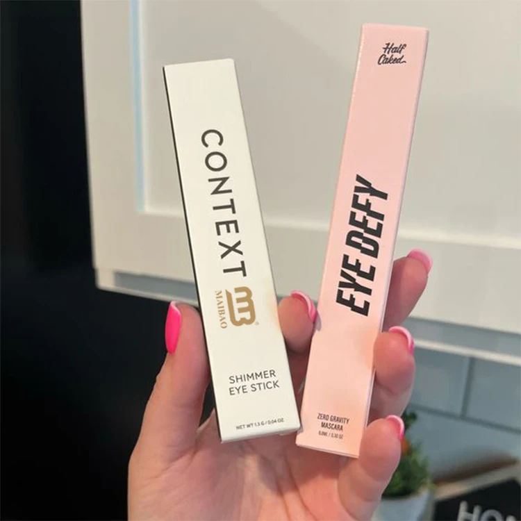 Маленький мини-пустой 6,5 мл пустой косметический набор помад с принтом на заказ, подарочный набор, тюбик для бальзама, бумажный блеск для губ, упаковка, коробки для блеска для губ