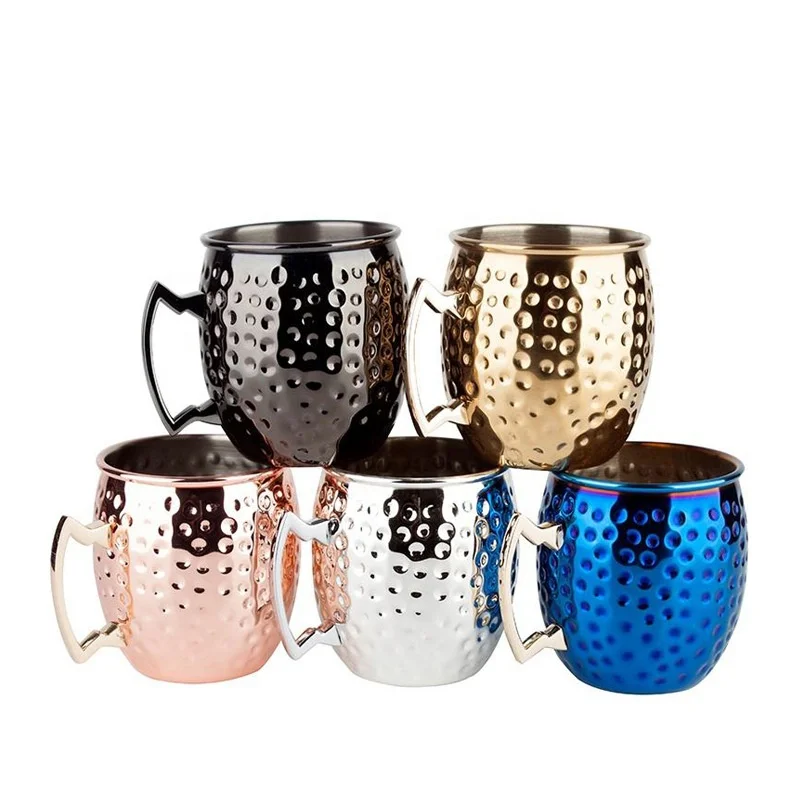 Московская кружка-мул, оптовая продажа, нержавеющая сталь с гравировкой, свадебная чашка для вина, вечерние чашки для пива, коктейля, медная кружка, кованая