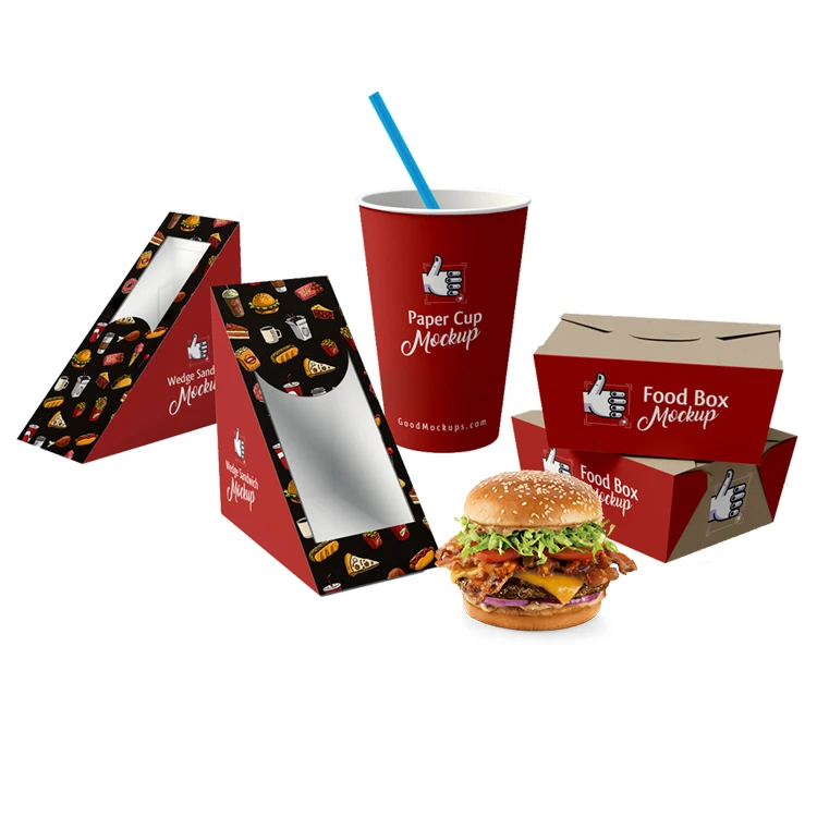 Индивидуальные персонализированные треугольные упаковочные бумажные коробки Рождественская белая коробка для тортов в кусочке с кусочкой для торта с мороженым с прозрачной крышкой