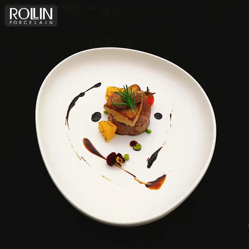 Оптовая продажа, рождественский набор, тарелки, ресторанная посуда, обеденный набор, керамические сервировочные блюда для общественного питания