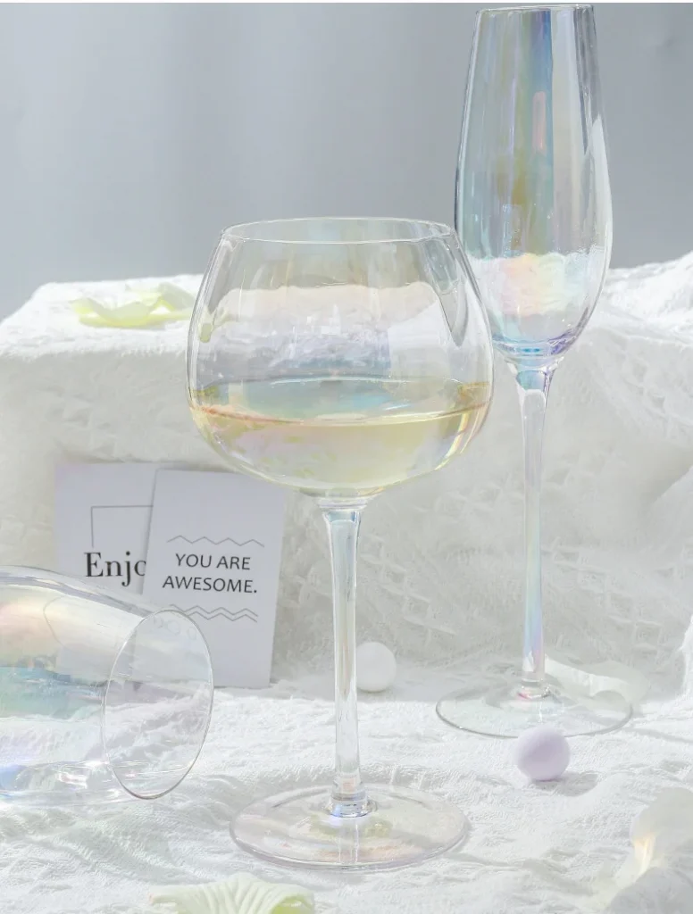 Лидер продаж, высокое качество, бокал с радужным градиентом, без свинцового стекла, чашка для красного вина и шампанского, коктейльные бокалы