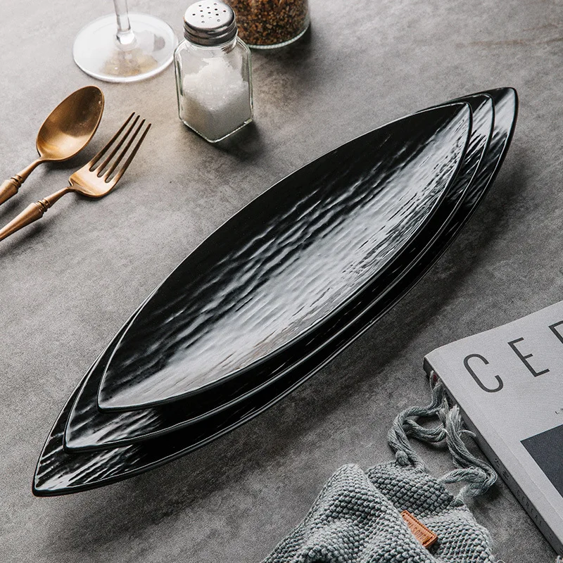 Luxury Japanese Ceramic Dessert Plate Set for Sushi Sashimi for Hotels Restaurants Parties Special Occasions Eco-Friendly