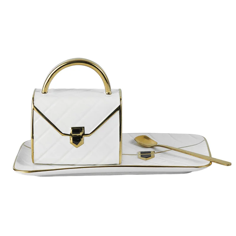 2024 Hot Sale Custom Festival Gift Mark Coffee Ceramic Tea Spoon Cup for Christmas Coffee Cup Set