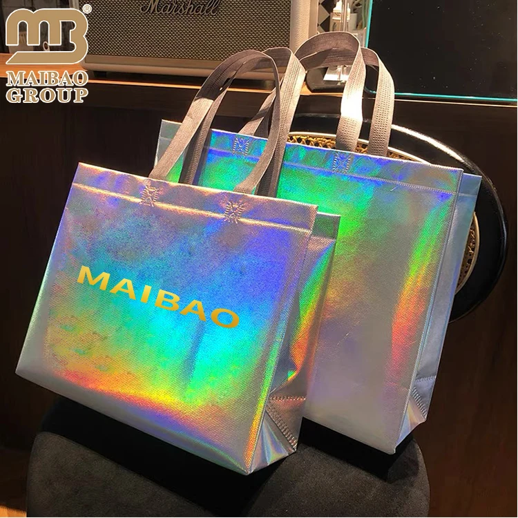 Изготовленные на заказ большие маленькие нетканые продуктовые сумки с логотипами Сверхмощная ламинированная нетканая сумка из полипропилена Экологичные многоразовые сумки для покупок