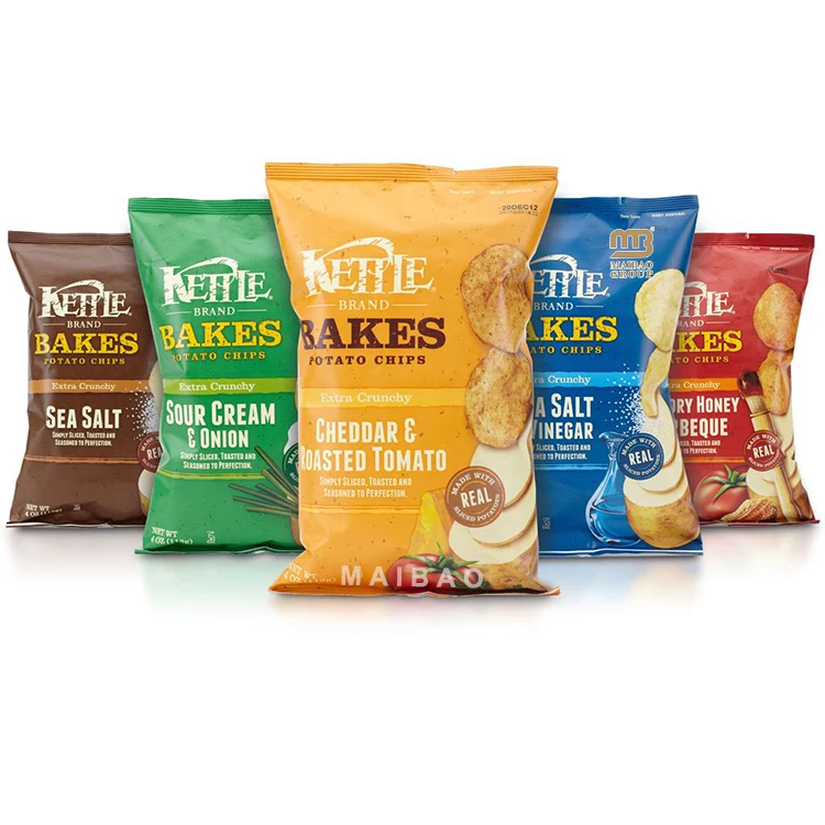 Индивидуальные печатные картофельные чипсы упаковочный пакет с алюминиевой фольгой пустой замороженная пластиковая пищевая пакет пустые рулоны с закуски попкорна мешок подорожника