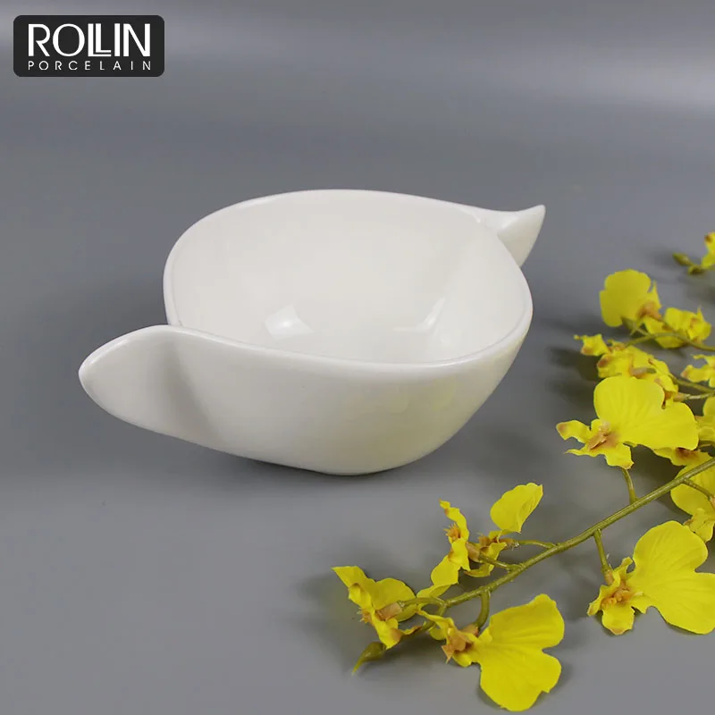 Оптовая продажа фарфоровой/керамической суповой миски с ручкой