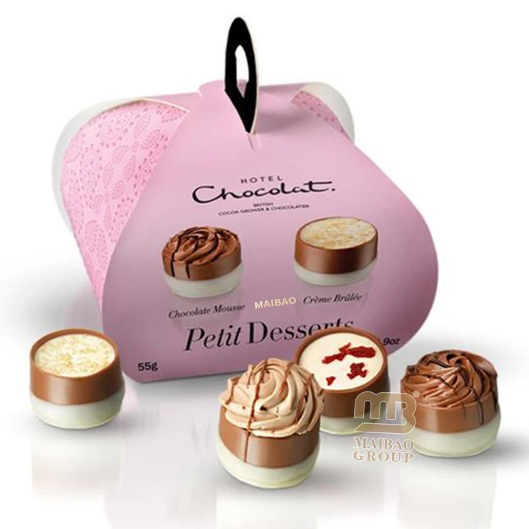 Оптовая продажа, индивидуальный логотип, сладкая кондитерская, коробка для печенья, шоколадная бумажная коробка, упаковка для выпечки, торта, подарочная коробка для десерта на День матери