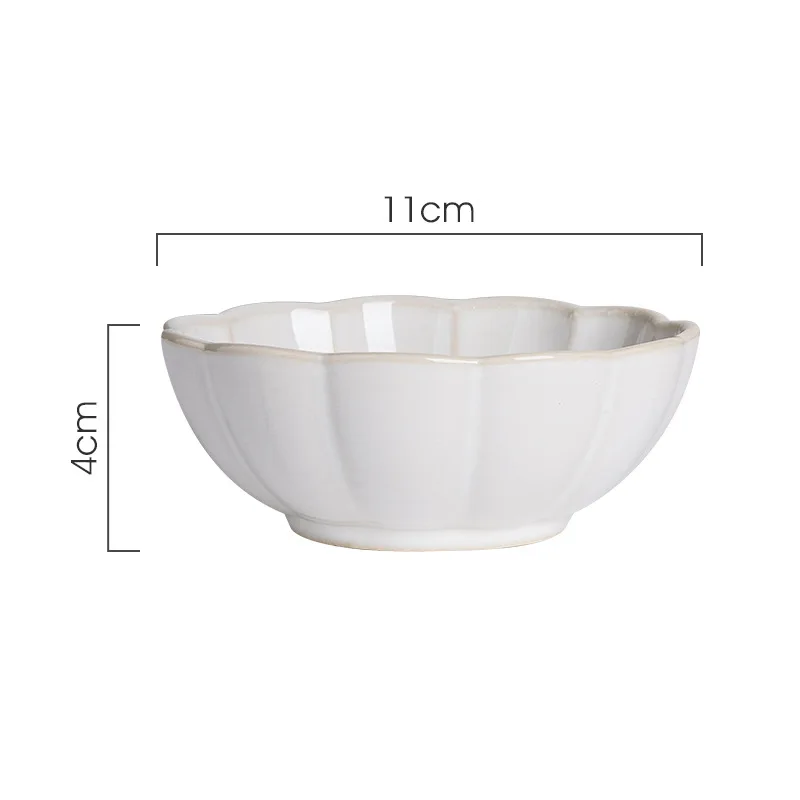 Hot Selling Mini White Manufacturer Restaurant Popular Dessert Glazed Ceramic Small Sauce Bowls