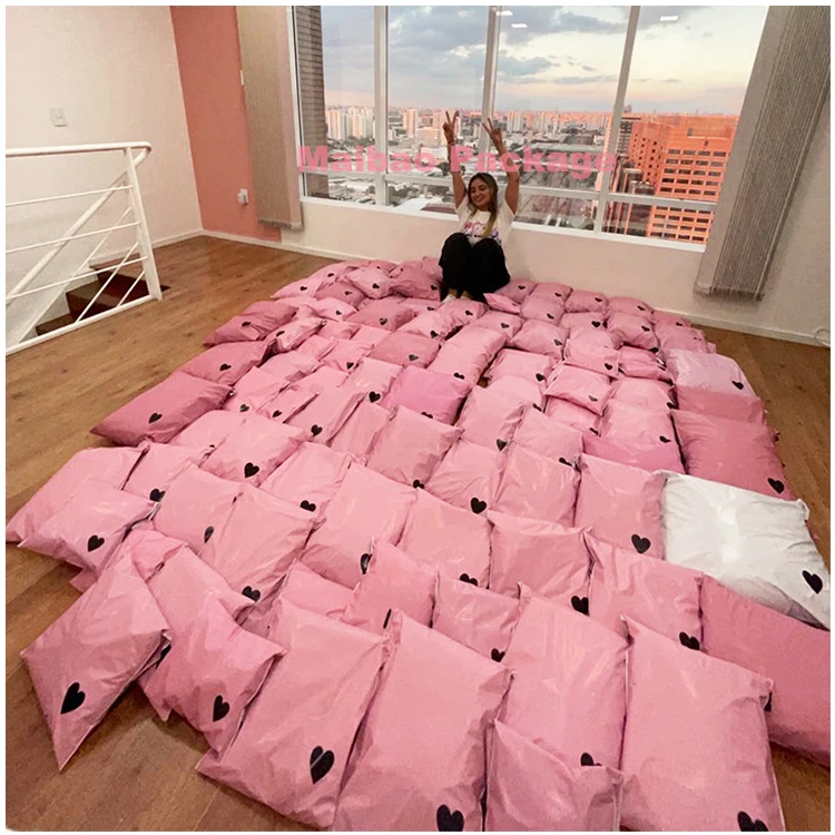 Полиэтиленовая почтовая сумка с принтом на заказ для упаковки одежды, биоразлагаемый пластиковый транспортный конверт, полиэтиленовая почтовая сумка для одежды