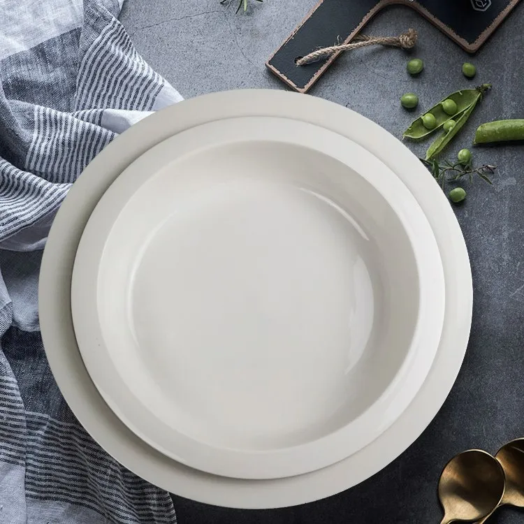 Посуда для ресторана и отеля Chaozhou, керамический тепловой шведский стол, белые фарфоровые жаровни, подогреватель блюд, тарелка для кейтеринга