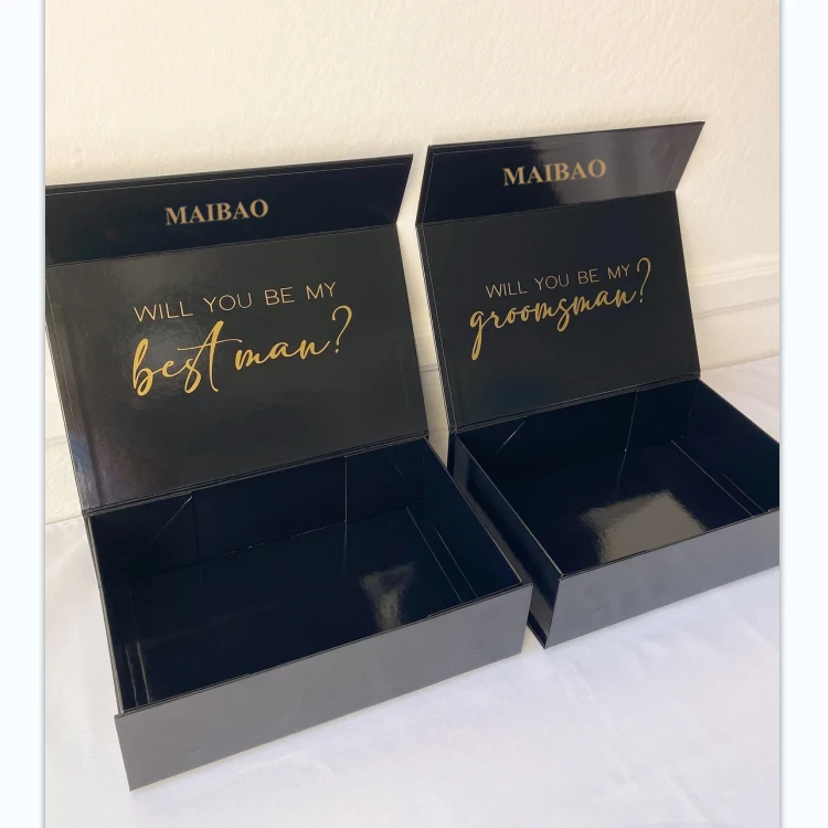 Высококачественная косметическая упаковка, магнитная транспортировочная коробка, роскошные складные магнитные таможенные коробки, одежда, ювелирные изделия, подарок, почтовая бумажная коробка