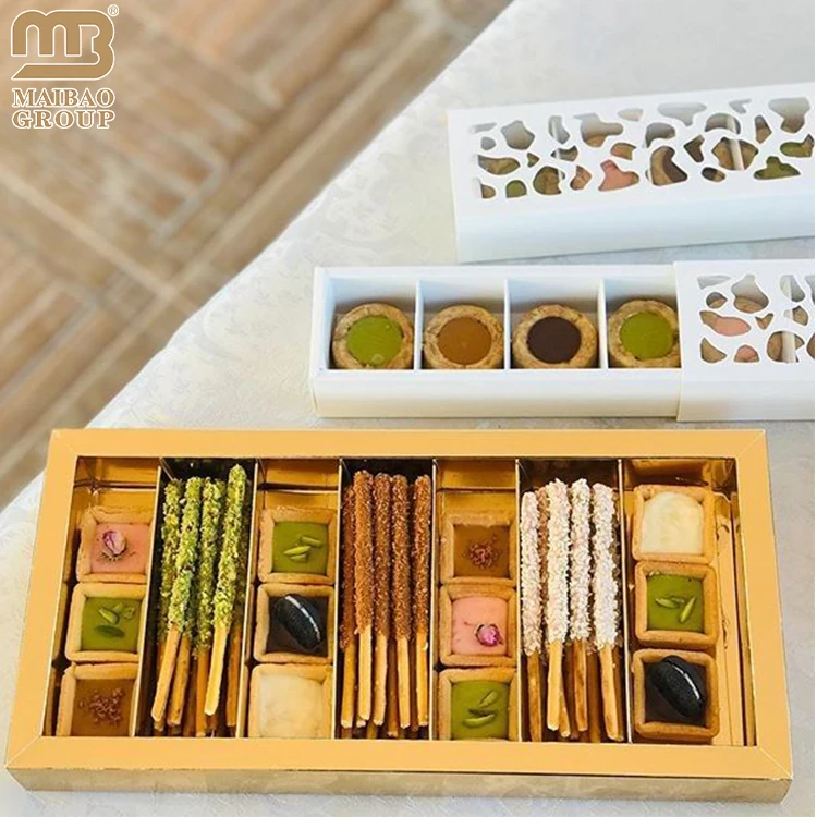 Роскошные упаковочные коробки для пахлавы на заказ. Эксклюзивная картонная смесь премиум-класса. Подарочная коробка для пахлавы. Арабская коробка для чая и сладкой выпечки.