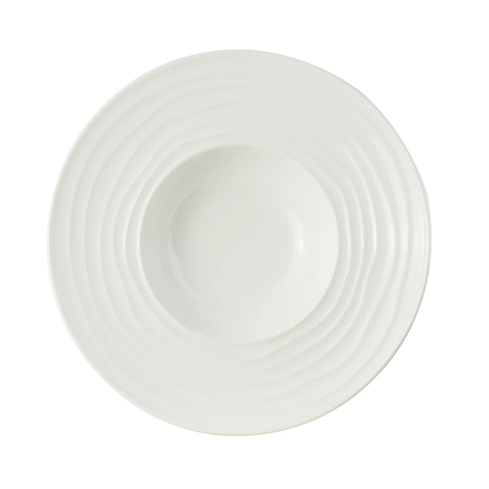 Индивидуальный поставщик, европейская соломенная шляпа, тарелка для супа, элитная керамическая тарелка для ресторана, отеля, ужина