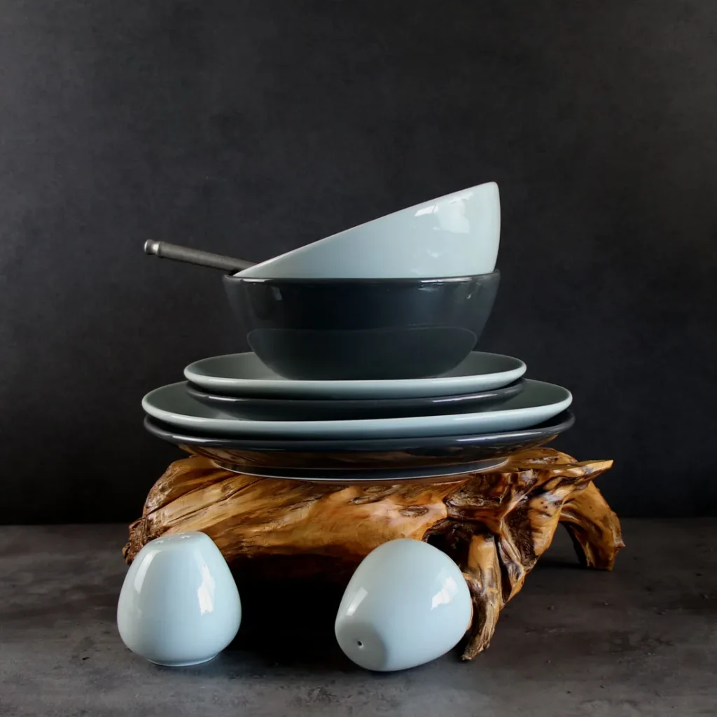 Цветной фарфоровый обеденный набор для банкетного ресторана в отеле, роскошные фарфоровые наборы столовой посуды