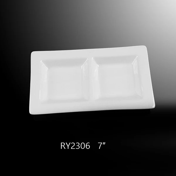 Керамическая тарелка для ресторана отеля, восьмиугольная тарелка, посуда для вечеринок, безопасная белая фарфоровая плоская шестиугольная обеденная тарелка