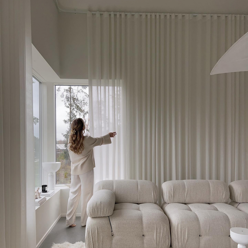 Дизайнерские тюлевые шторы для спальни и очень высокой гостиной, элегантные балдахины для декора окон