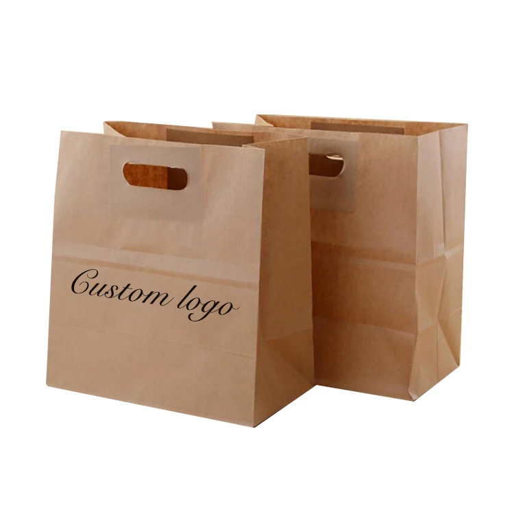 Изготовленные на заказ 100гсм 120гсм экологически чистые переработанные мешки из крафт-бумаги для супермаркетов с широким основанием, большие простые пустые коричневые бумажные пакеты