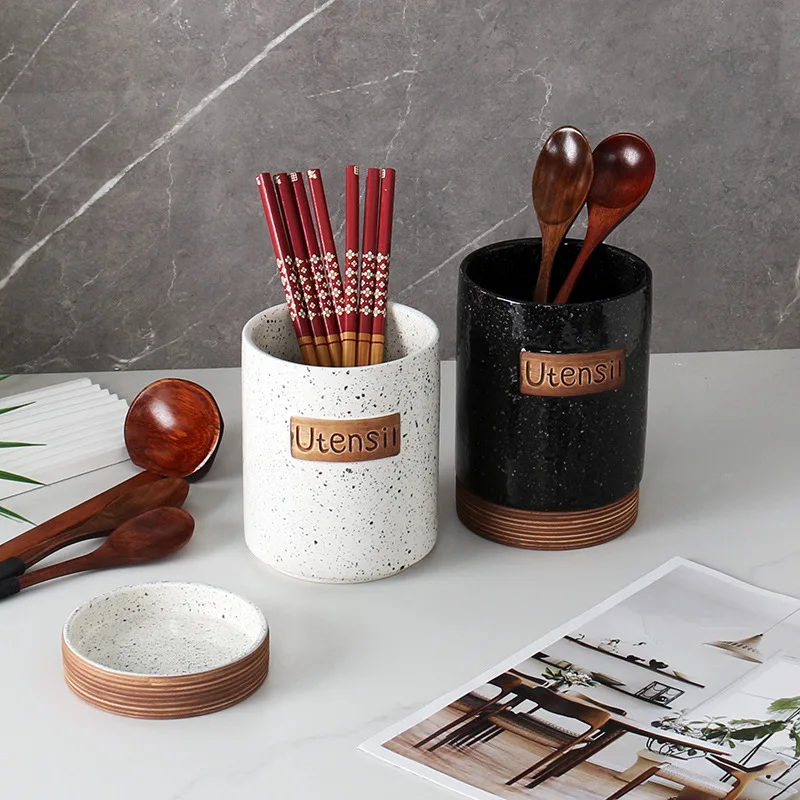 Прочная фарфоровая банка для хранения, круглый декоративный контейнер для организации домашней кладовой и использования на кухне