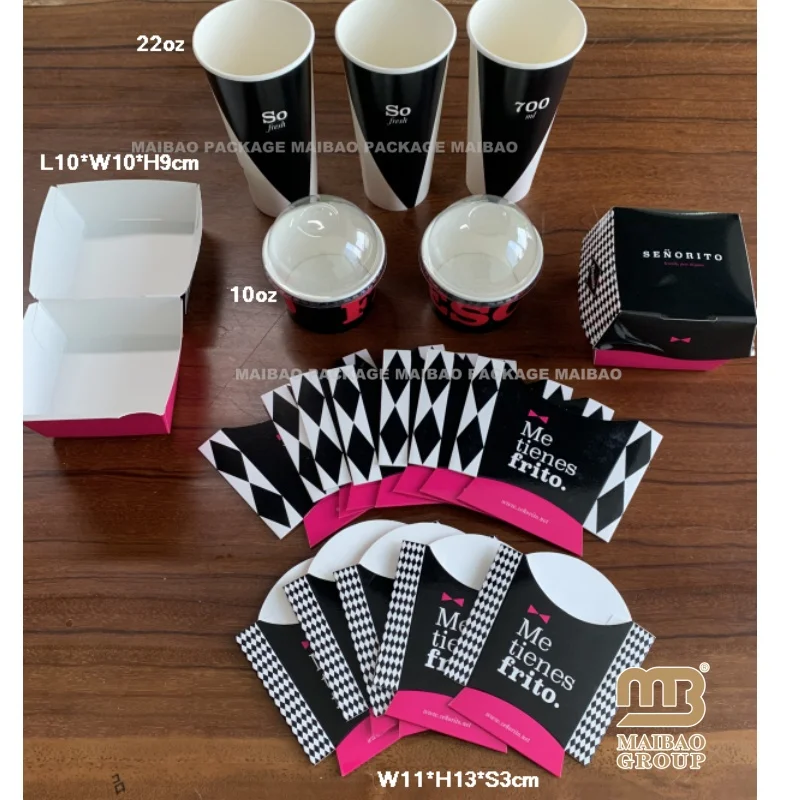 Гофрированные коробки для пиццы с принтом на заказ, контейнер для фаст-фуда, картофеля фри, курицы, оптовая продажа, экологически чистая картонная коробка для бургеров