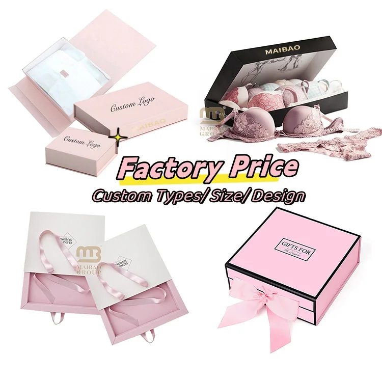 Оптовая продажа переработанного материала Прочный гофрокартон из крафт-бумаги Одежда для нижнего белья Упаковка на заказ Коробки для доставки мультфильмов с логотипом