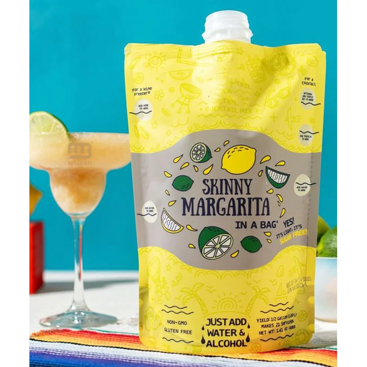 Мешочек для напитков на заказ с носиком, пластиковый чехол с носиком из алюминиевой фольги для жидких напитков, упаковочная сумка для фруктового сока