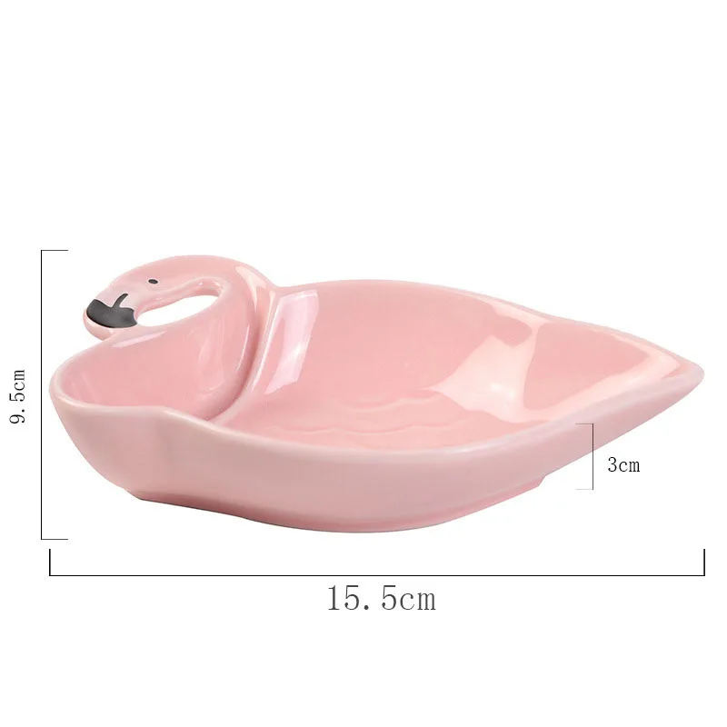 New Creative Flamingo Series Ceramic Cup Set European-style Home Tea Coffee Cup Kettle Plate