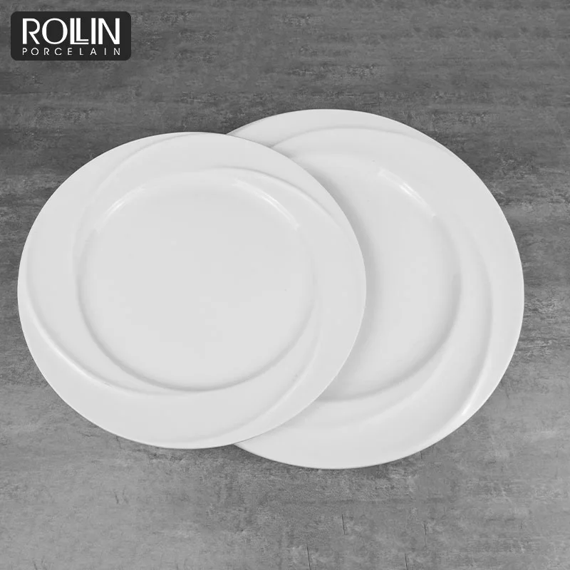 Высококачественная фуршетная тарелка, оптовая продажа, посуда, роскошные керамические тарелки, фарфоровый сервиз, тарелка