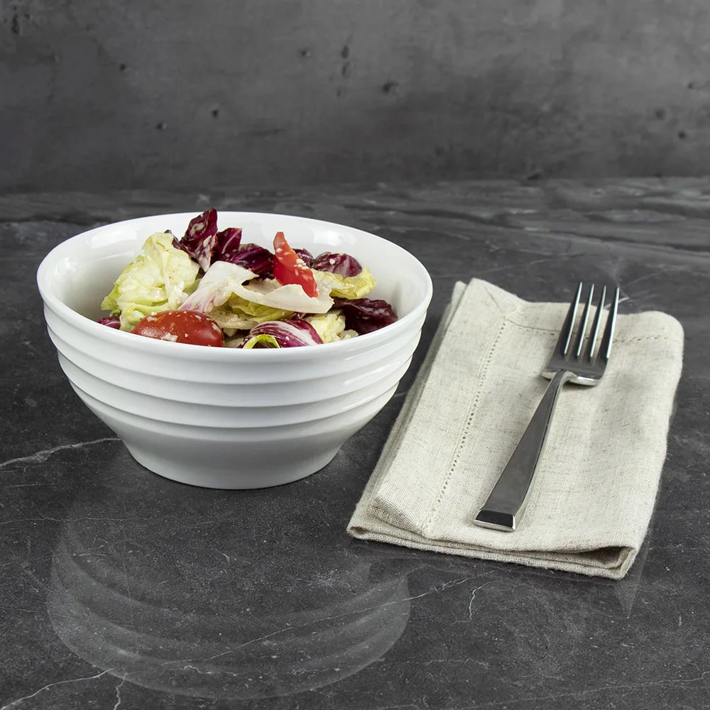 Оптовая продажа керамической посуды с принтом на заказ, набор салатных тарелок для шведского стола, тарелки для ресторанов общественного питания