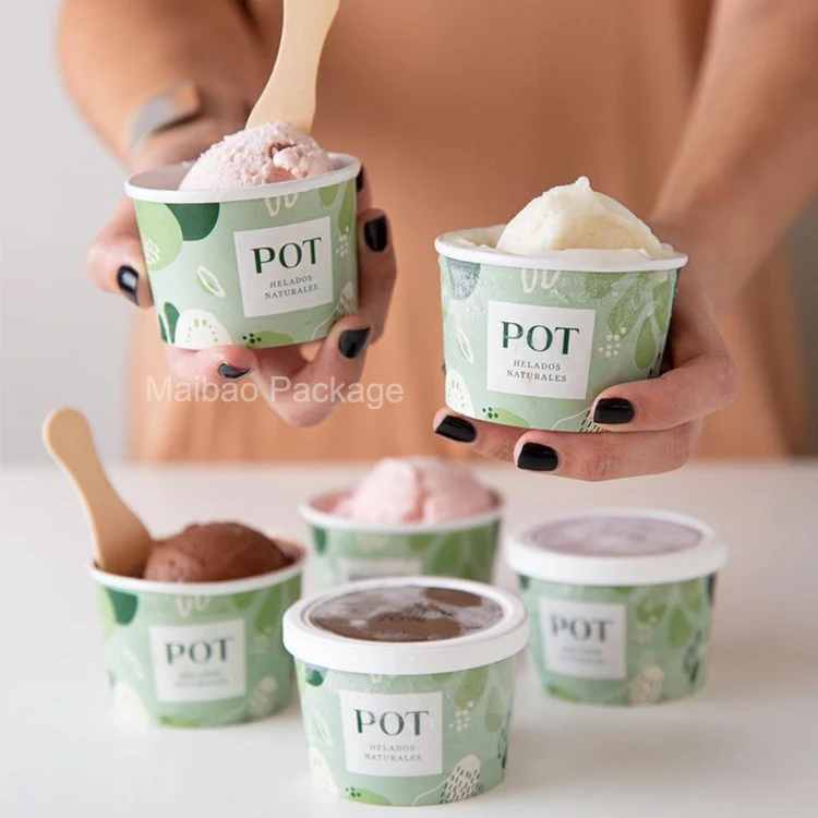 Ограниченная настраиваемая одноразовая суповая бумага с крышкой экологически чистым