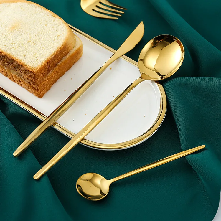 Высококачественная вилка, нож, ложка, столовые приборы из нержавеющей стали, подарочный набор для ресторана, свадебной выпечки
