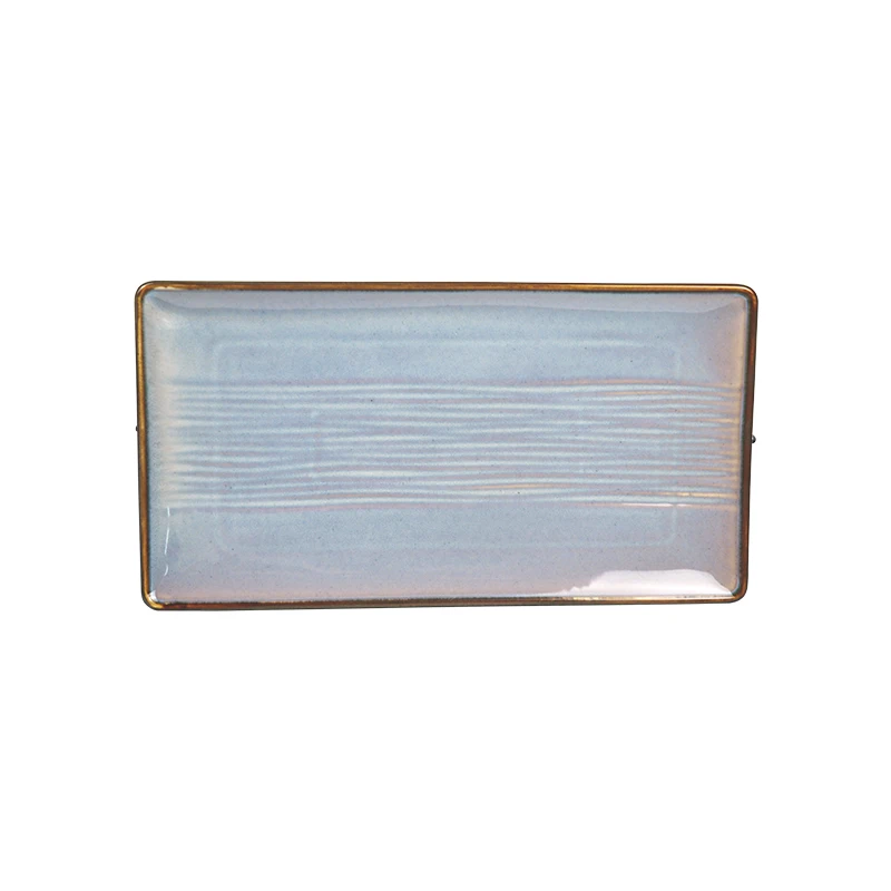 Керамическая тарелка Ресторанный поднос Фарфоровые блюда и тарелки Квадратные тарелки для кейтеринга Посуда оптом