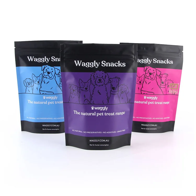 Многоразовый пластиковый мешок для корма для собак с принтом на заказ, майларовый мешок, устойчивый к запаху, сумка для упаковки корма для кошек и собак, сумка для угощения для домашних животных, сумка на молнии