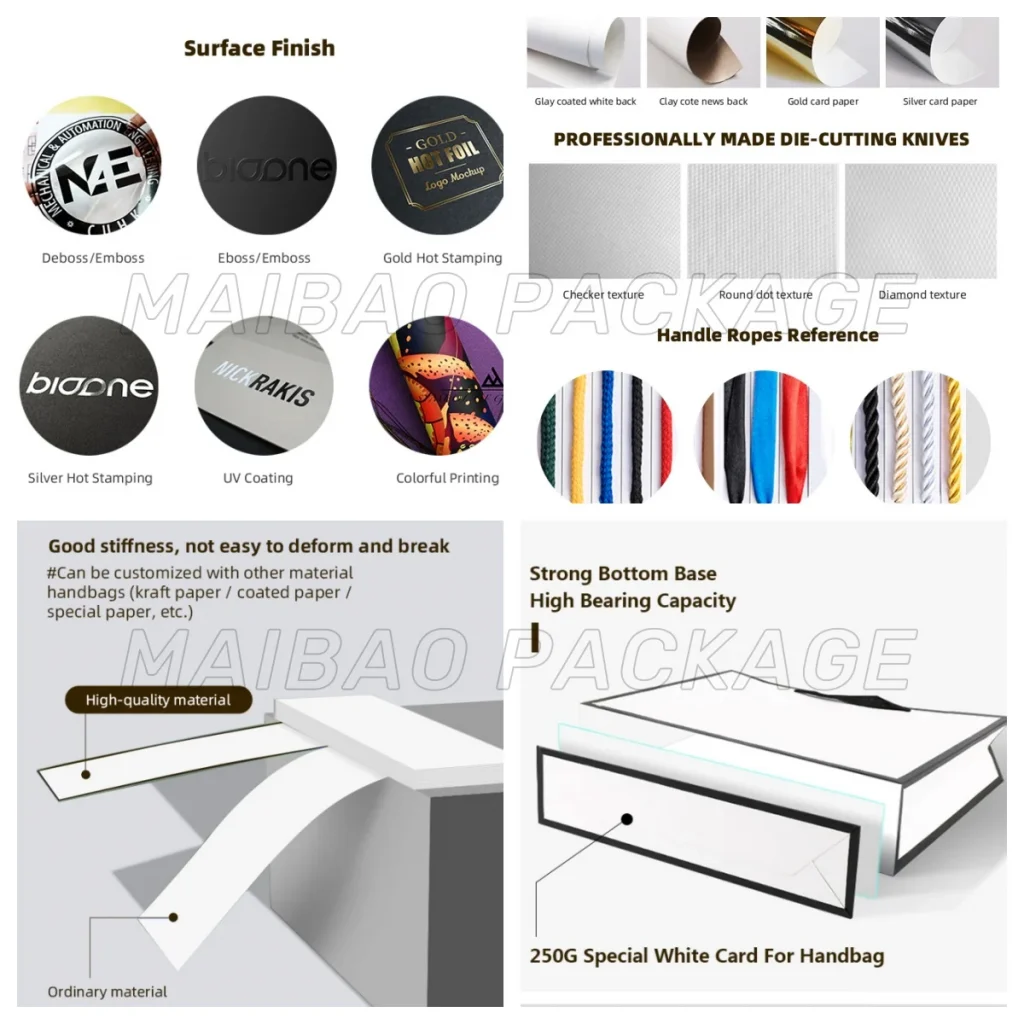 Оптовые художественные бумажные подарочные пакеты для ювелирных изделий с логотипом. Роскошный бумажный пакет. Бутиковая сумка для покупок с ручкой из черной ленты.