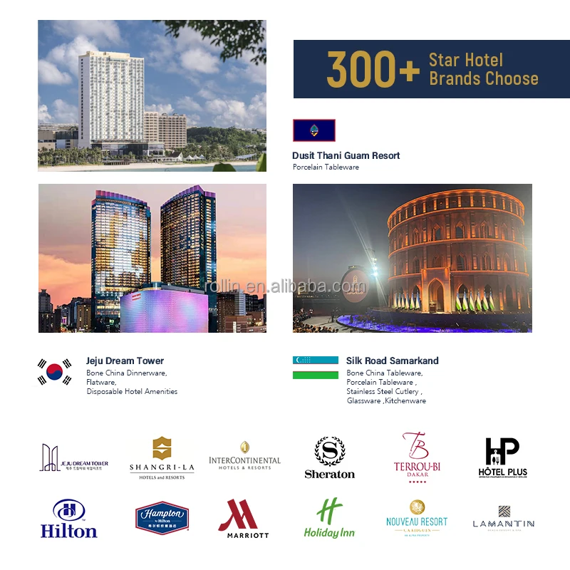 Роскошная посуда и гостиничный дизайн Необычная столовая посуда Полный набор Белая фарфоровая посуда для отелей Оптовая продажа Кухонные принадлежности Обеденный набор