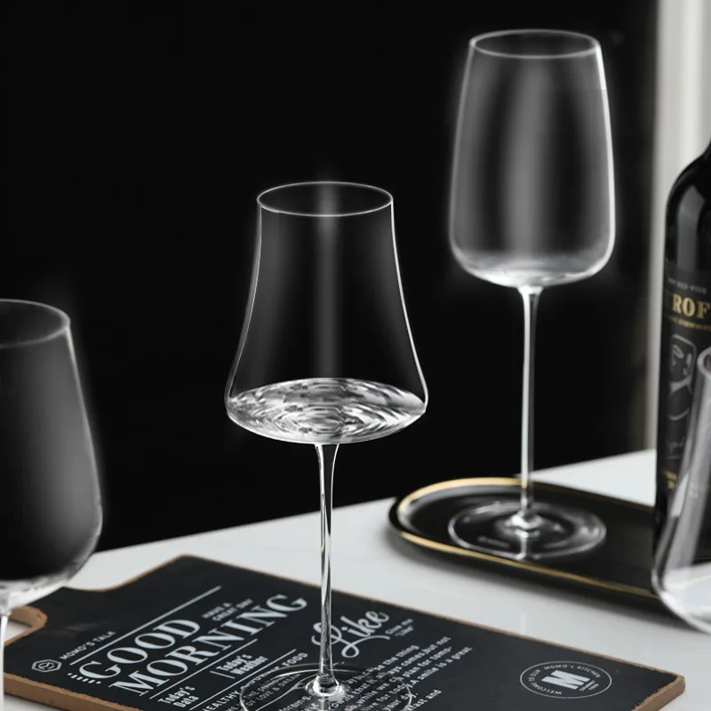 Ручной выдувной бокал для красного вина Бокалы для шампанского Бессвинцовый хрустальный бокал Бордо Бордовые бокалы для вина