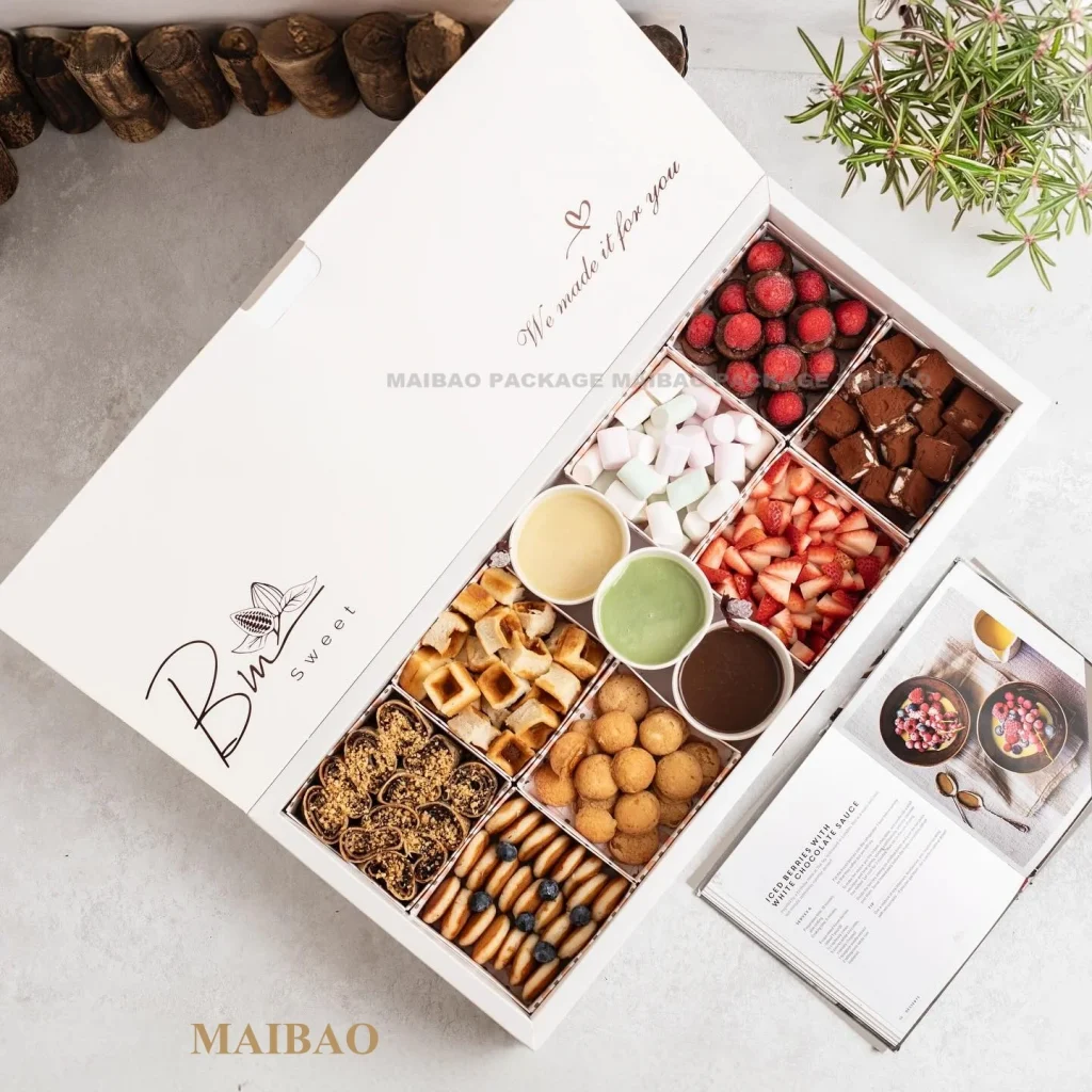 Оптовая продажа, индивидуальный логотип, розовые коробки для пончиков Mochi, упаковка для десертов, коробка для пончиков Mochi, изготовленная на заказ, кондитерские изделия