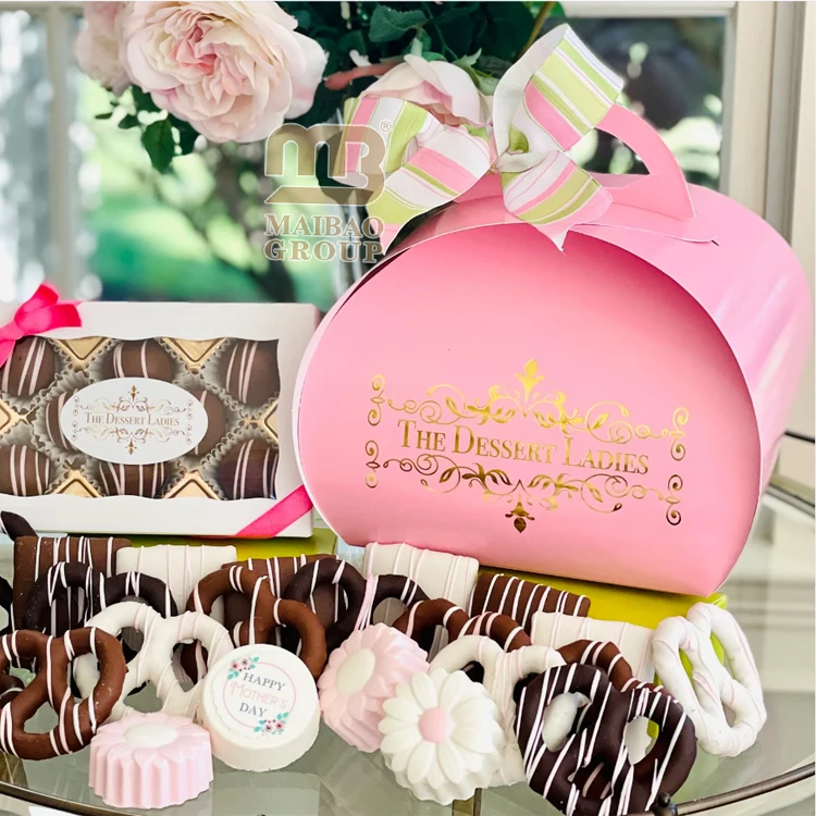 Пользовательские кондитерские хлебные сладкие коробки для шоколадных конфет, десертная пекарня, мини-люкс, бумажная упаковочная коробка для кексов, складная подарочная коробка для торта