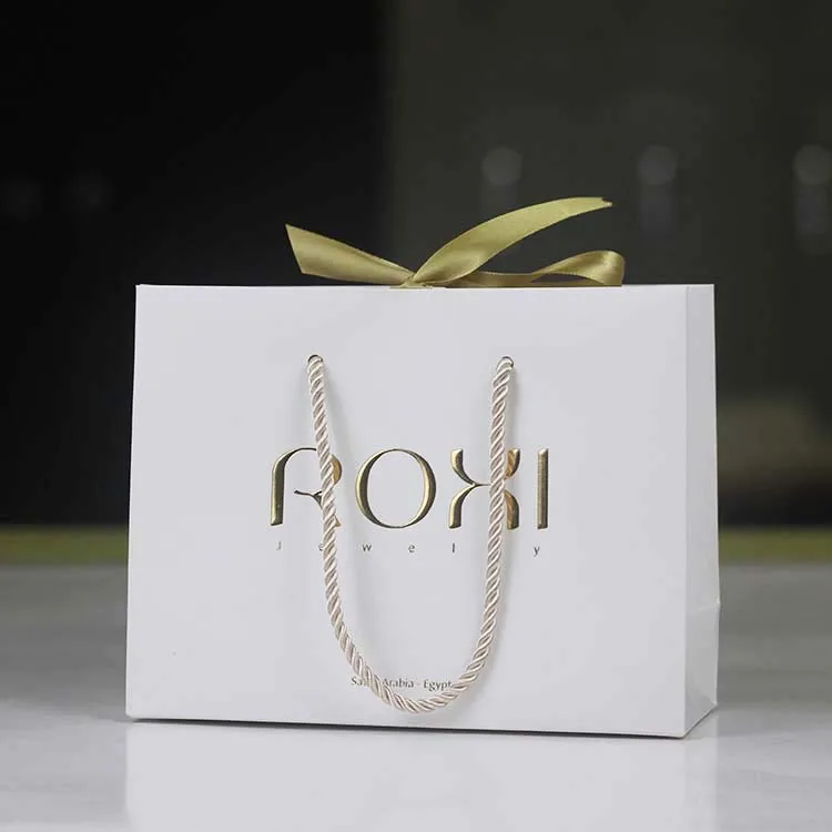 Индивидуальный органический бумажный пакет для покупок в Мексике, Швеции, Европе, Омане, Кении, Катаре, Карачи с ручкой из полипропилена