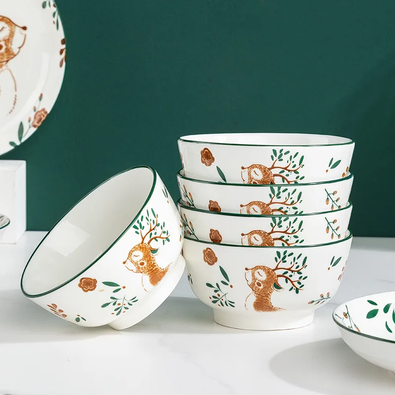 High Quality Dinnerware Dishes and Bowls Sets Porcelain Dinner Set Porcelain Tableware Ceramic Plate Sets for Home