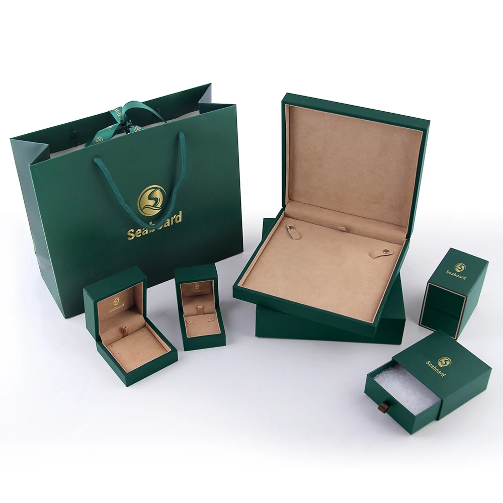 Бумажное кольцо с логотипом, подарочная коробка для ювелирных изделий, упаковка, ожерелье, роскошная жесткая картонная упаковка, косметическая парфюмерная коробка с выдвижным ящиком