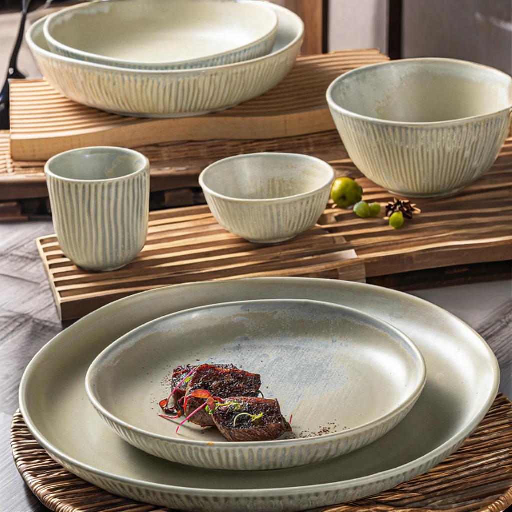 Уникальная посуда Роскошная европейская посуда Посуда Королевские обеденные сервизы