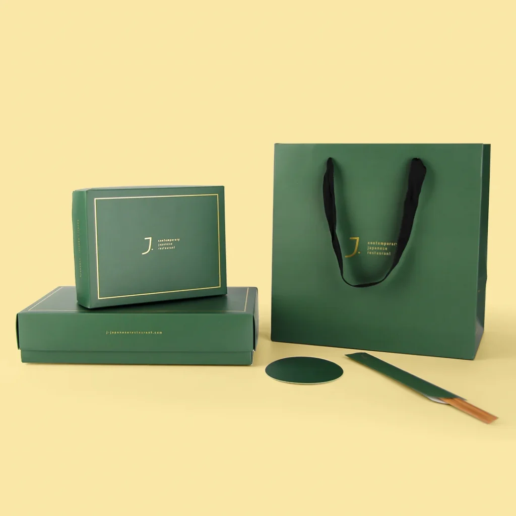 Роскошный магнитный ресторан с принтом на заказ, контейнер для обеда Bento на вынос, Премиальная бумажная упаковка на вынос, коробка для суши