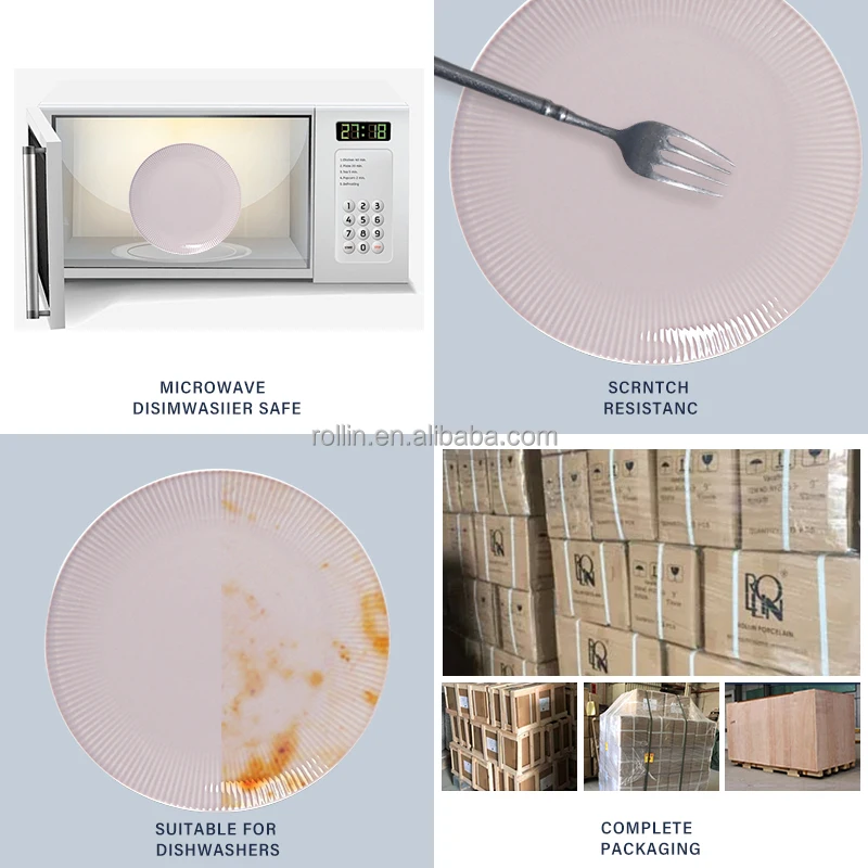 Посуда для отеля, фарфоровые столовые приборы для ресторана, 11,5 дюймов, костяной фарфор, круглая розовая тарелка, посуда, посуда