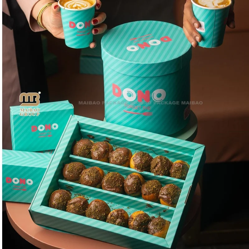 Пользовательская печать Необычные рождественские праздники Дня святого Валентина Подарочная упаковка Пищевая бумага Картонная коробка для сладкого шоколада