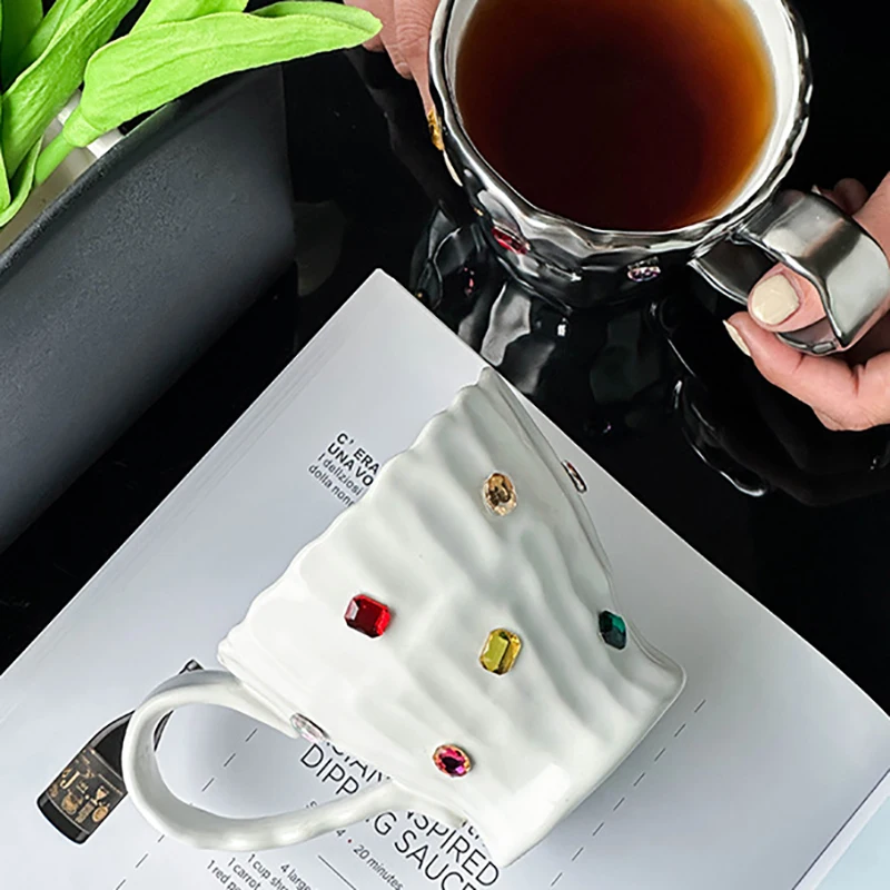 Hot Sell Vintage Style Ceramic Coffee Cups Wholesale Minimalist Design Suitable for Everyday Use